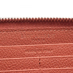 Saint Laurent Paris Round Length Wallet Classic Rive Gauche Terracotta Leather — view 4