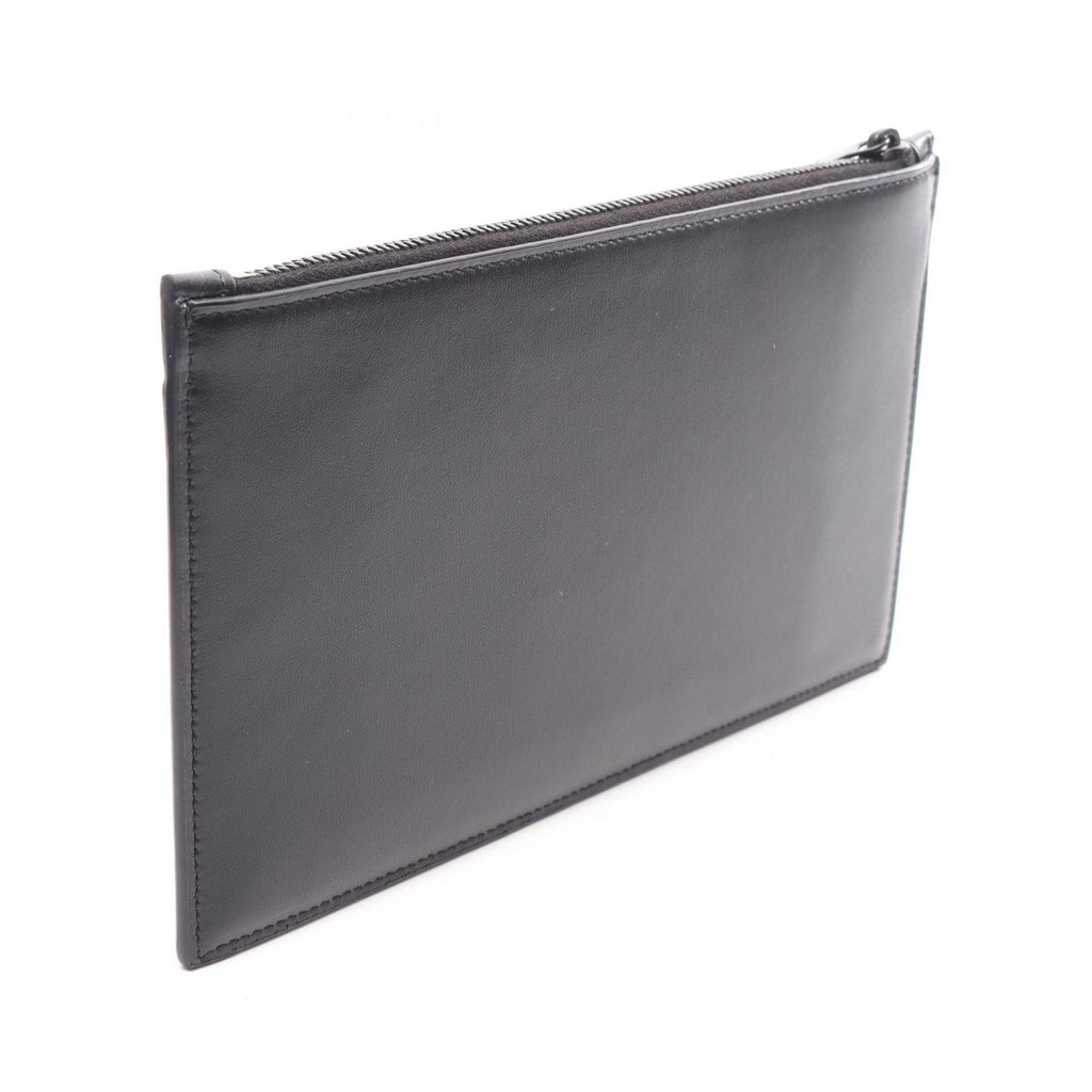 Saint Laurent Paris Pouch Tiny Monogram Bill Black Leather — view 2