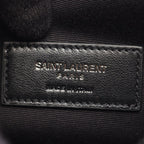 Saint Laurent Paris Pouch Tiny Monogram Bill Black Leather — view 4