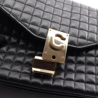 Celine Shoulder Bag C Black Leather Chain — view 6
