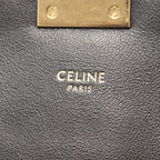 Celine Shoulder Bag C Black Leather Chain — view 4