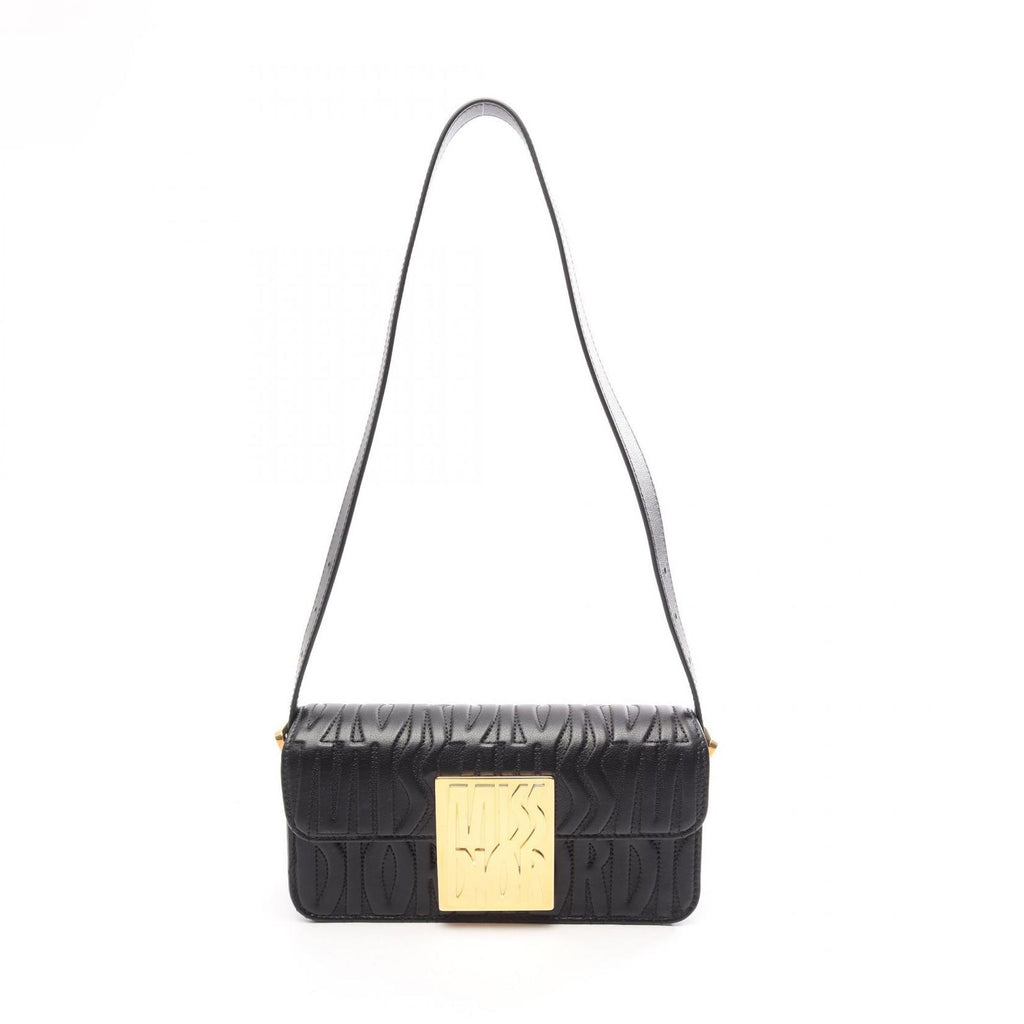 Dior Shoulder Bag Miss Dior All Over Black Leather Miss Dior All Quilted Flap — view 7