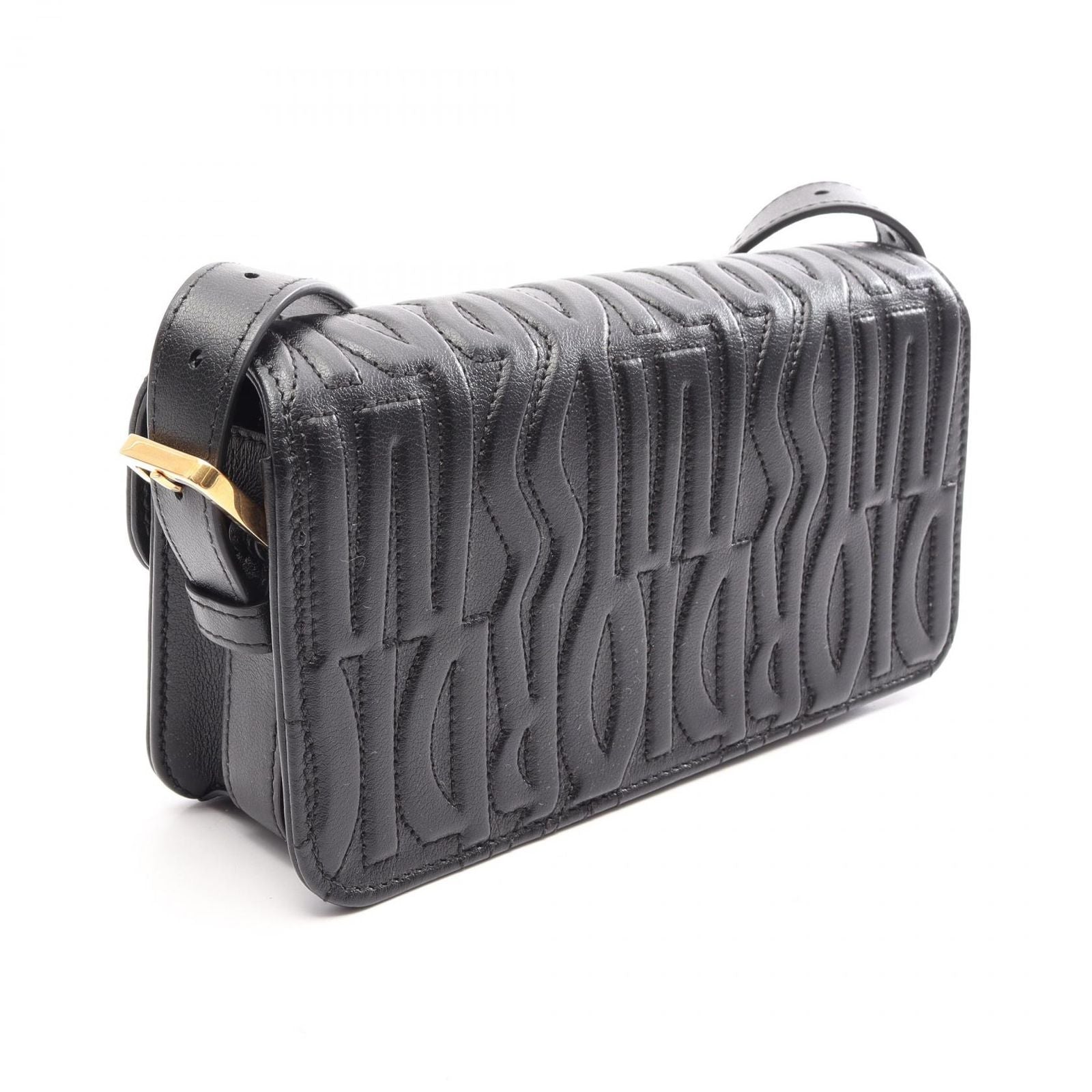 Dior Shoulder Bag Miss Dior All Over Black Leather Miss Dior All Quilted Flap — view 2