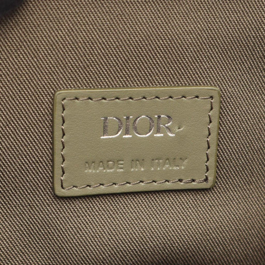 Dior Waist Bag Hit the Road CD Diamond Khaki Beige Canvas Leather Hit the Cross — view 4