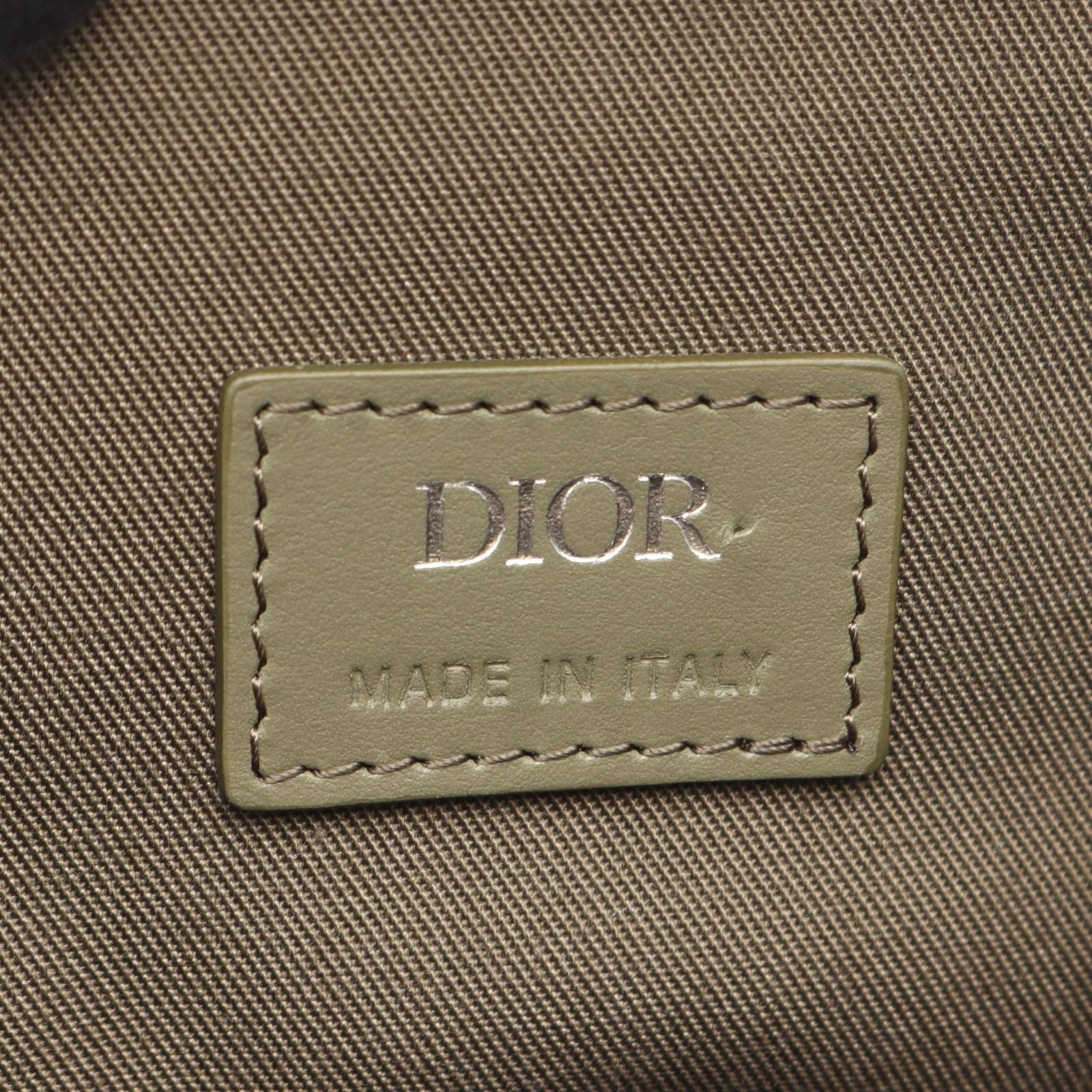 Dior Waist Bag Hit the Road CD Diamond Khaki Beige Canvas Leather Hit the Cross — view 4