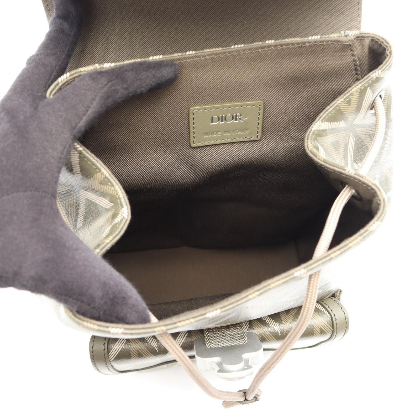 Dior Waist Bag Hit the Road CD Diamond Khaki Beige Canvas Leather Hit the Cross — view 3