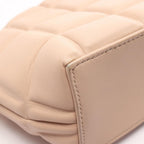 Bottega Veneta Shoulder Bag Padded Half Moon Pink Beige Leather Mini — view 6