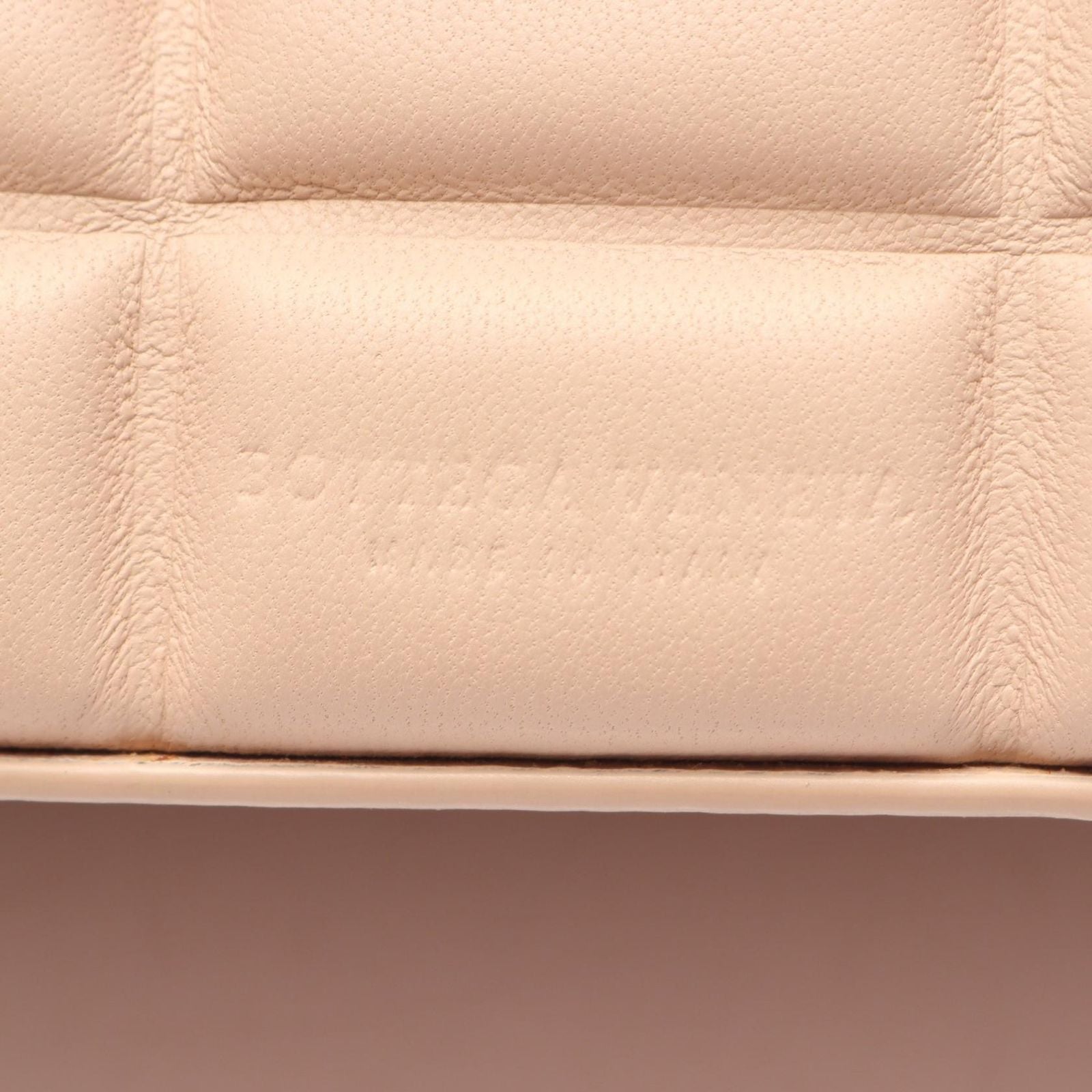 Bottega Veneta Shoulder Bag Padded Half Moon Pink Beige Leather Mini — view 4