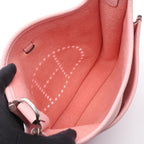 Hermes Shoulder Bag Evelyne 23 Rose Sakura Leather — view 3