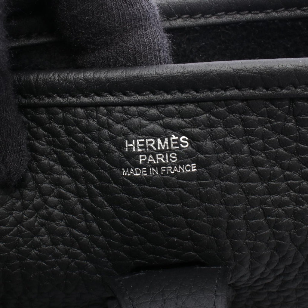 Hermes Shoulder Bag Evelyne 3 Trois PM Black Leather — view 4