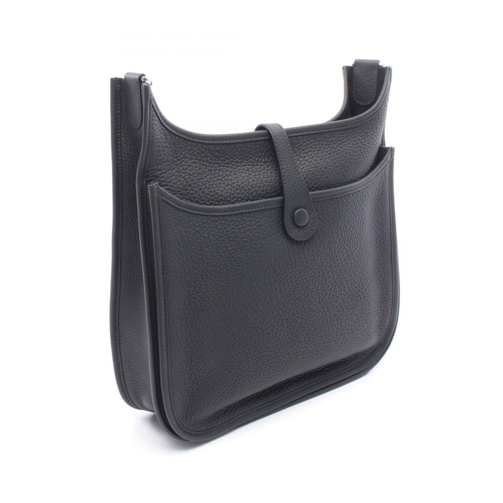 Hermes Shoulder Bag Evelyne 3 Trois PM Black Leather — view 2
