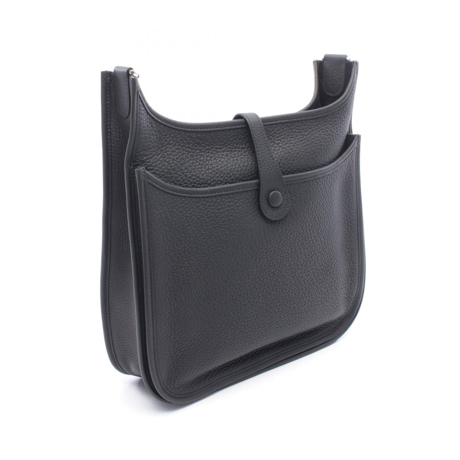 Hermes Shoulder Bag Evelyne 3 Trois PM Black Leather — view 2