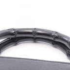 Gucci Bamboo 002 Black Leather Handbag — view 6