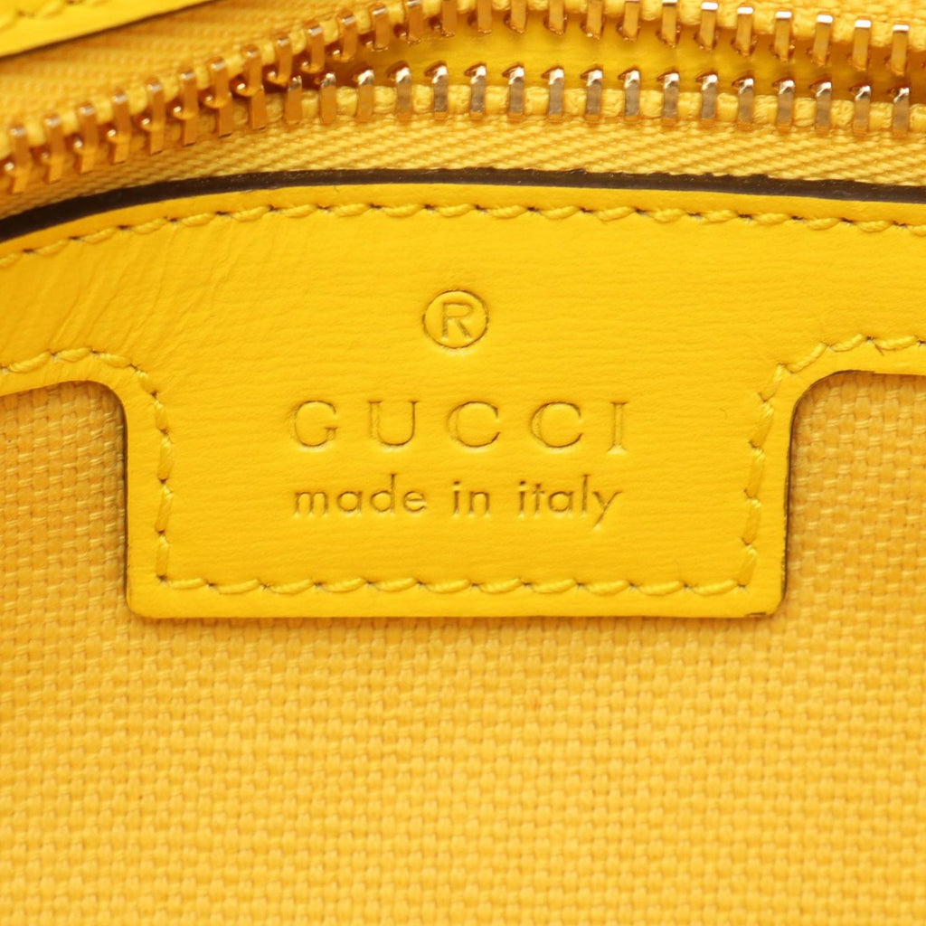 Gucci Shoulder Bag Luce Small Bag GG Canvas Yellow — view 4