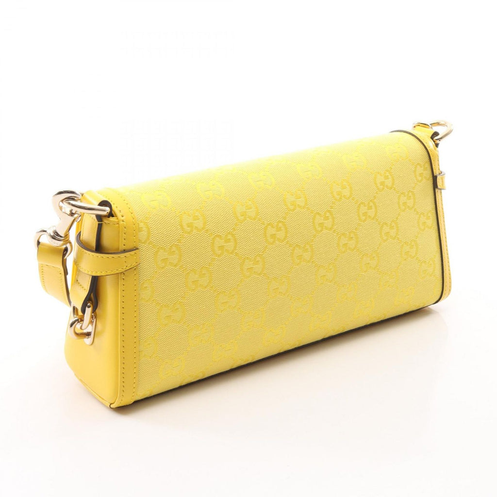Gucci Shoulder Bag Luce Small Bag GG Canvas Yellow — view 2