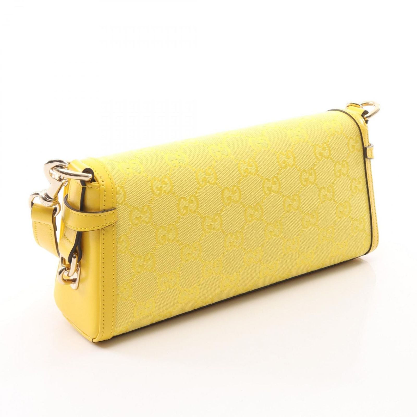 Gucci Shoulder Bag Luce Small Bag GG Canvas Yellow — view 2