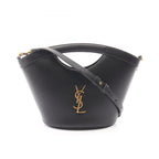Saint Laurent Paris Celia Mini 2-Way Black Leather Handbag