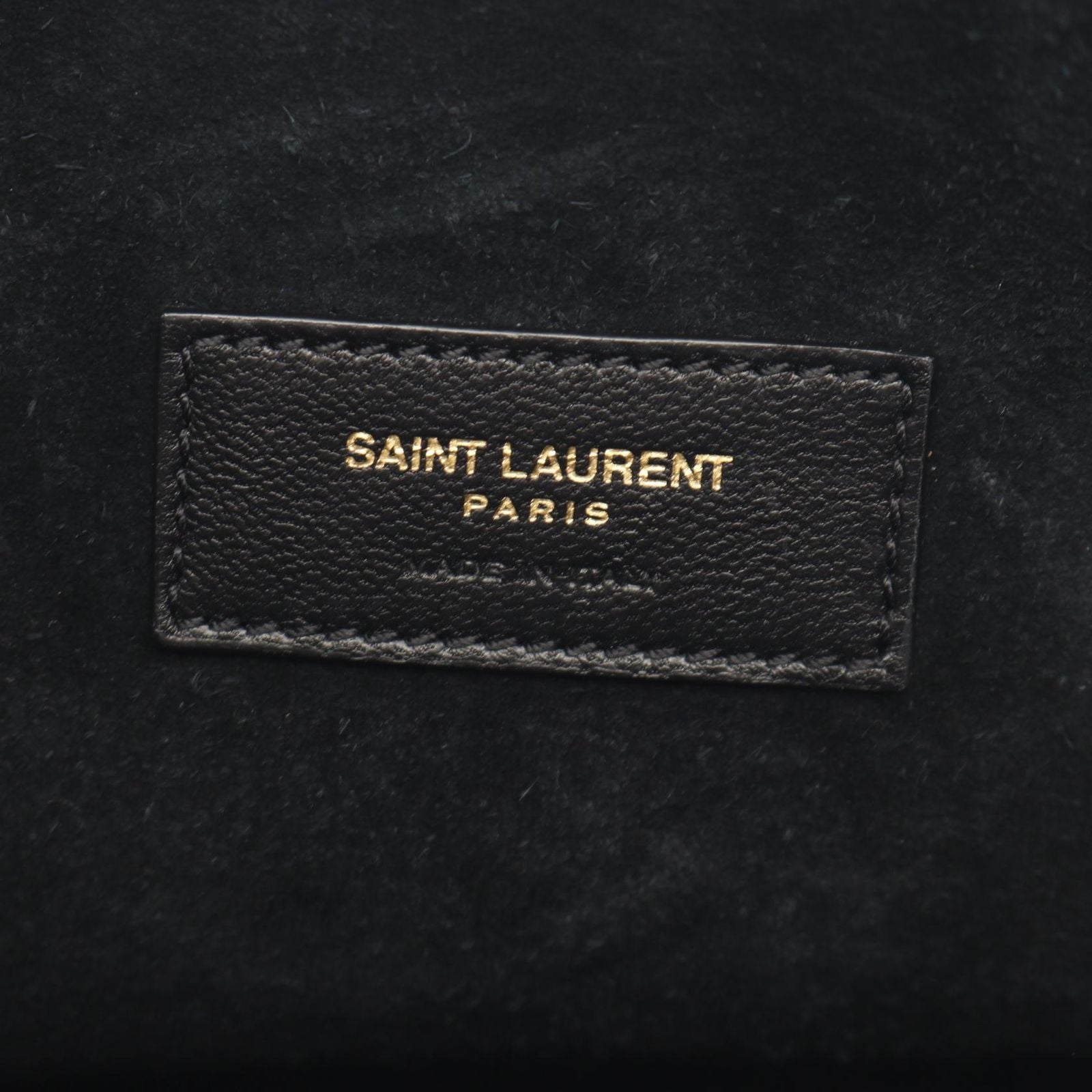 Saint Laurent Paris Celia Mini 2-Way Black Leather Handbag — view 4