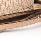 Dior Shoulder Bag Trotter Beige Brown Canvas Leather — view 8