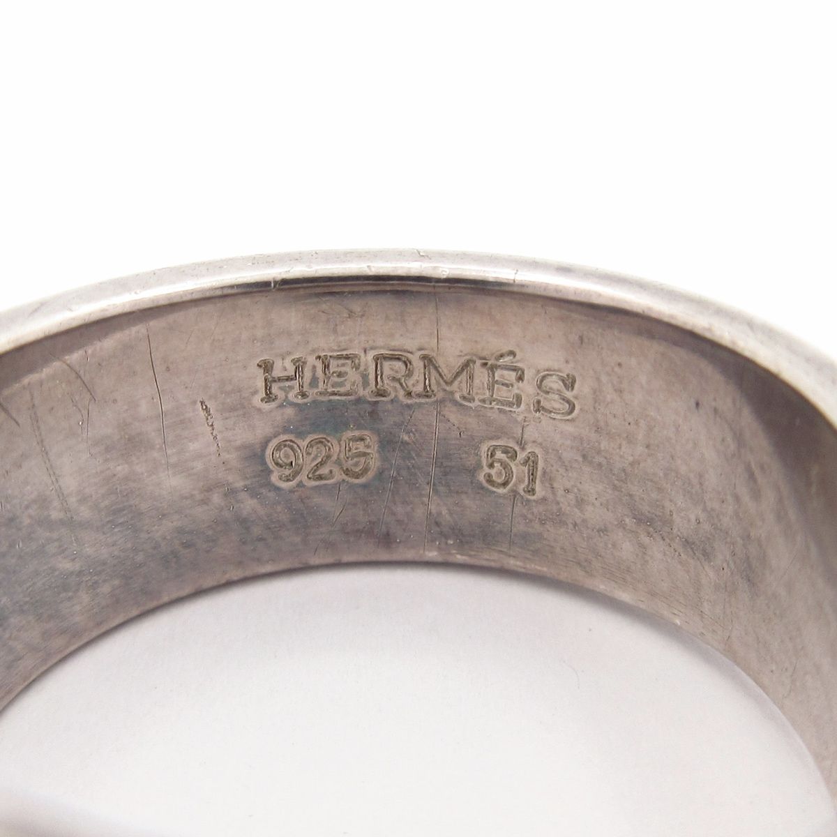 Hermes Ring 51 Folding Silver — view 5