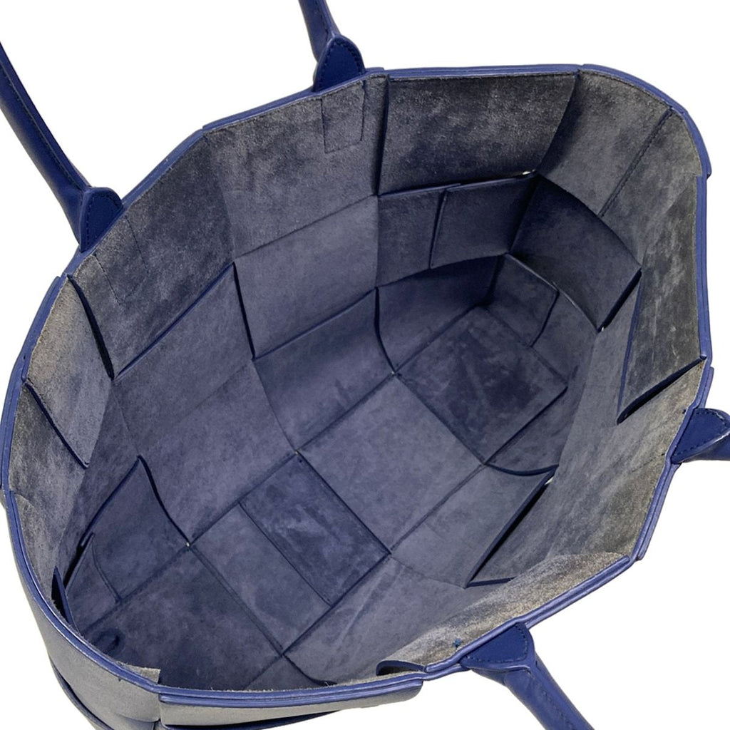 Bottega Veneta Tote Bag the Alco Blue Leather — view 7