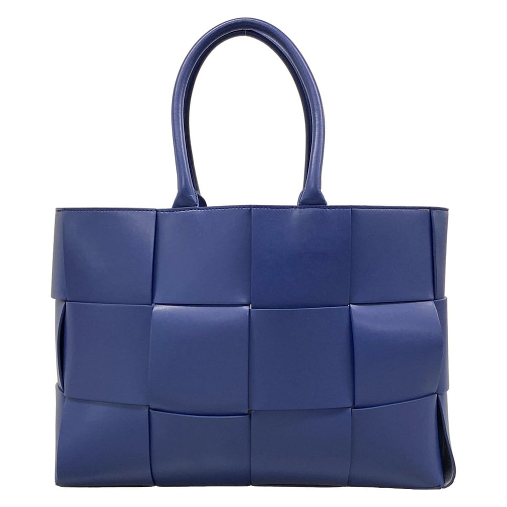 Bottega Veneta Tote Bag the Alco Blue Leather