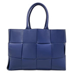 Bottega Veneta Tote Bag the Alco Blue Leather — view 3