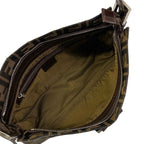 Fendi Shoulder Bag Zucchini Dark Brown Leather — view 7