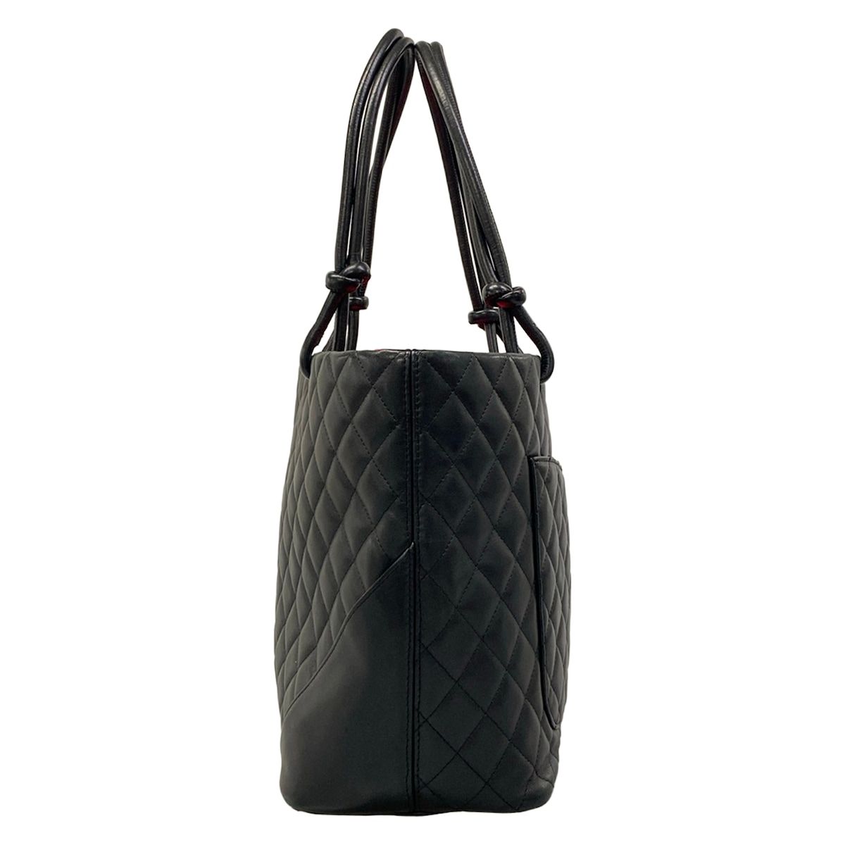 Chanel Tote Bag Cambon Line Large Black Lambskin — view 4