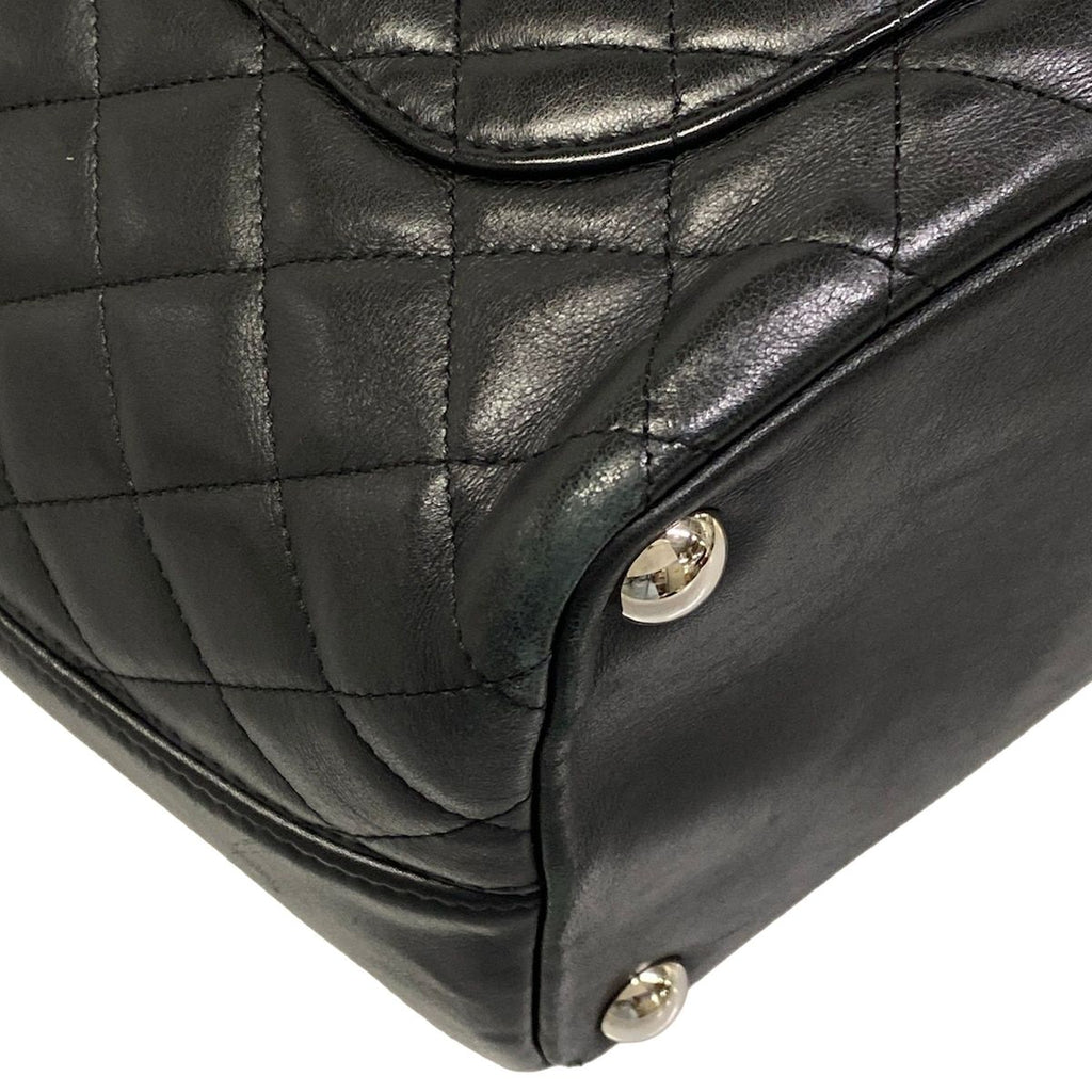 Chanel Tote Bag Cambon Line Large Black Lambskin — view 6