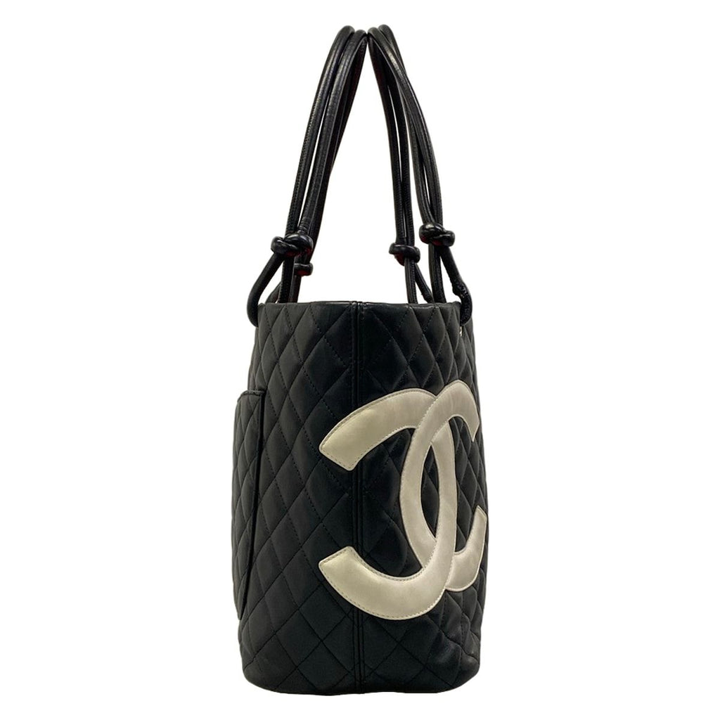 Chanel Tote Bag Cambon Line Large Black Lambskin — view 2