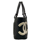 Chanel Tote Bag Cambon Line Large Black Lambskin — view 2