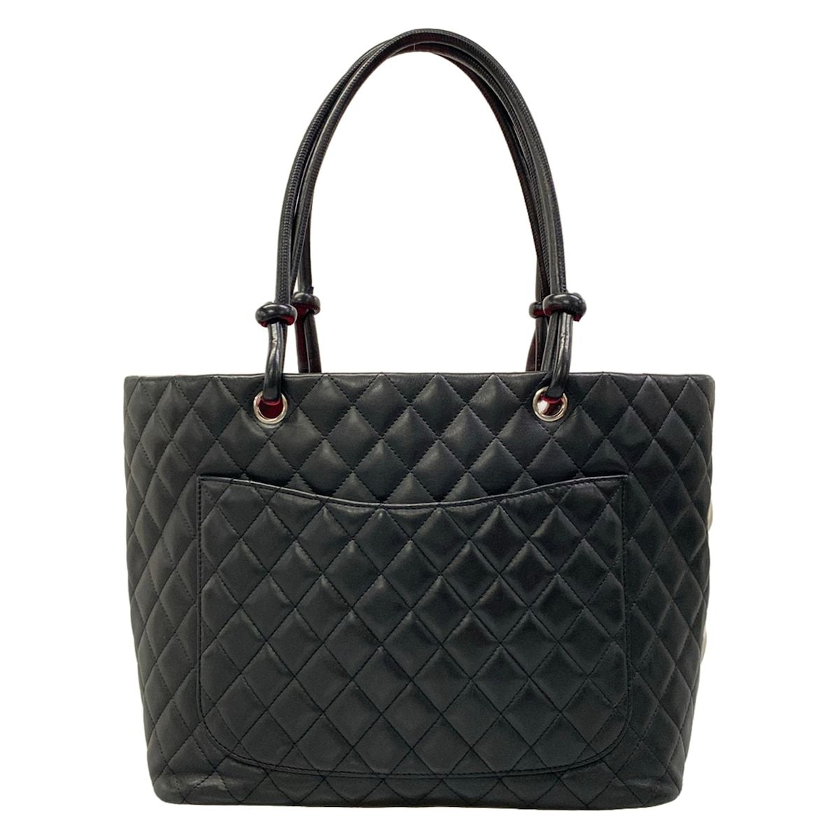 Chanel Tote Bag Cambon Line Large Black Lambskin — view 3