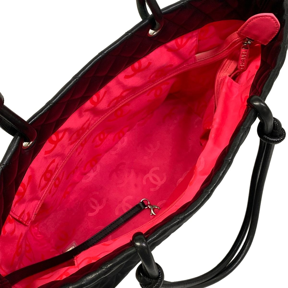 Chanel Tote Bag Cambon Line Large Black Lambskin — view 8