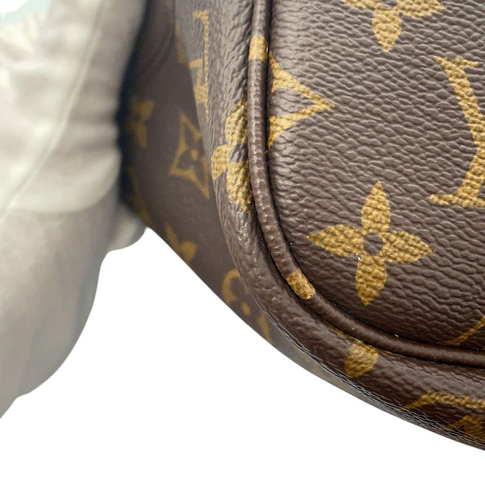 Louis Vuitton Tote Bag Monogram Gray Leather Neverfull Inside Out MM Reversible — view 8