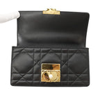 Dior Macro Cannage Ange Mini Calf Leather 2-Way Black Handbag — view 6