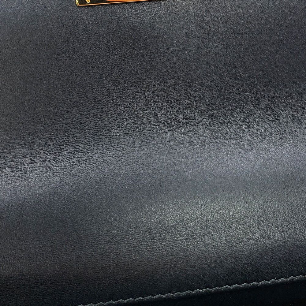 Dior Macro Cannage Ange Mini Calf Leather 2-Way Black Handbag — view 8