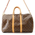 Louis Vuitton Boston Bag Monogram Keepall Bandouliere 45 2-Way Travel