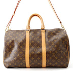 Louis Vuitton Boston Bag Monogram Keepall Bandouliere 45 2-Way Travel