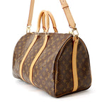Louis Vuitton Boston Bag Monogram Keepall Bandouliere 45 2-Way Travel — view 2