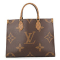 Louis Vuitton Tote Monogram Reverse Giant On The Go MM Handbag 2-Way