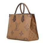 Louis Vuitton Tote Monogram Reverse Giant On The Go MM Handbag 2-Way — view 2