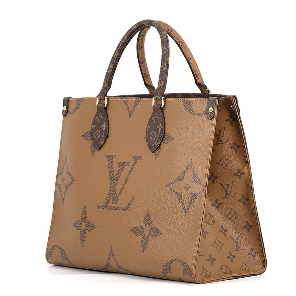 Louis Vuitton Tote Monogram Reverse Giant On The Go MM Handbag 2-Way — view 2