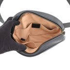 Gucci Belt Bag GG Marmont Leather Bag Waist Pouch Black — view 6
