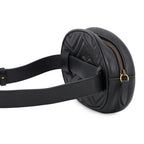 Gucci Belt Bag GG Marmont Leather Bag Waist Pouch Black — view 3