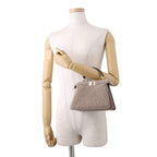 Fendi Peekaboo ISeeU Petit Shearling Leather Handbag — view 4