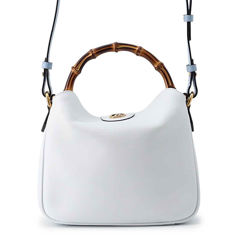 Gucci Diana Bamboo Small Leather 2-Way Handbag