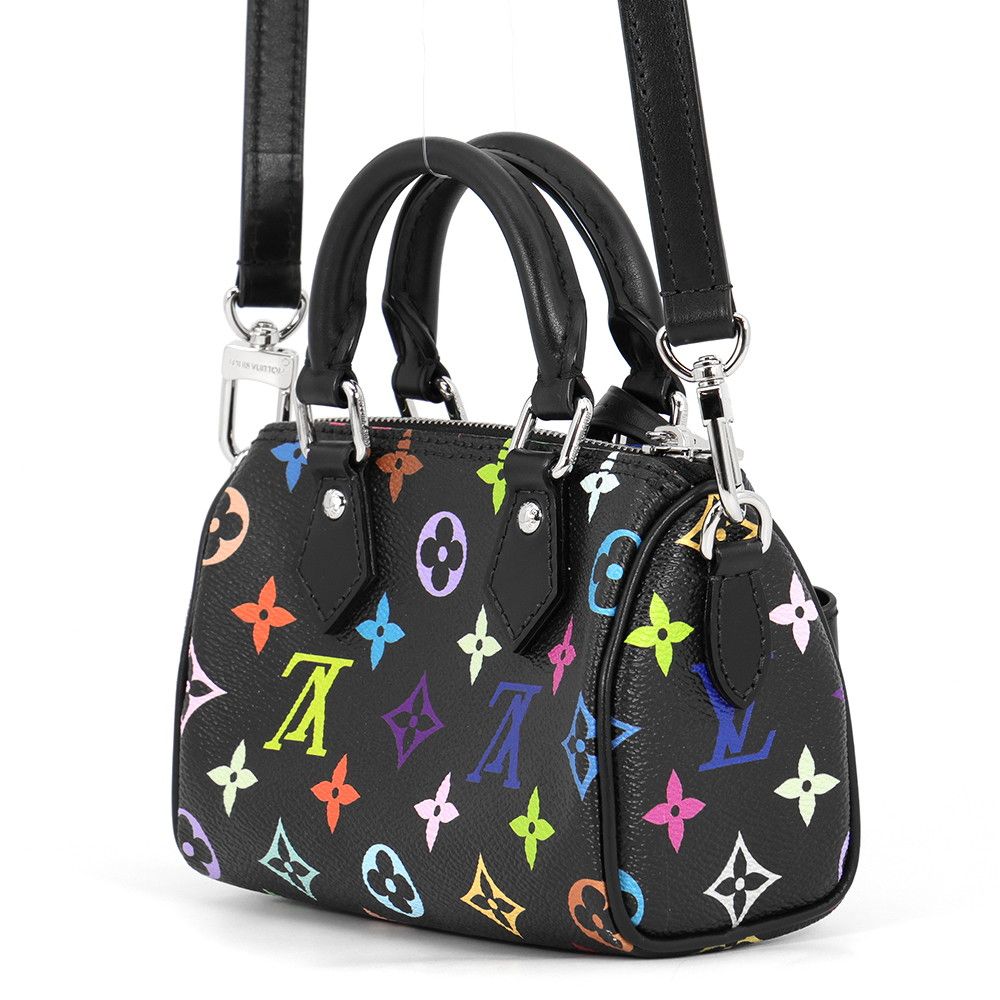 Louis Vuitton Handbag Monogram Multicolor LV TM Nano Speedy 2-Way Takashi — view 2