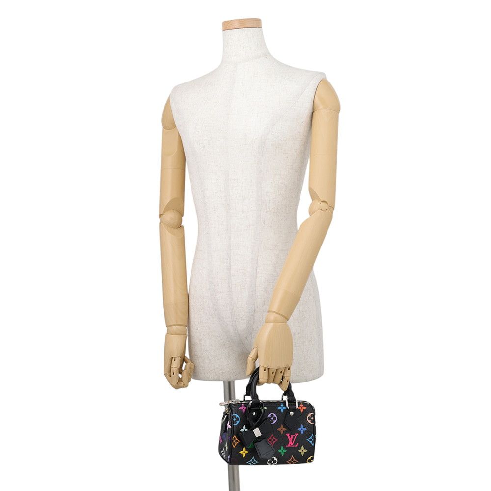 Louis Vuitton Handbag Monogram Multicolor LV TM Nano Speedy 2-Way Takashi — view 4