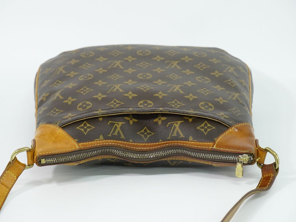 Louis Vuitton LV Odeon MM Monogram Shoulder Bag Pochette Brown Vintage — view 5